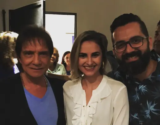 Encontro musical nos bastidores